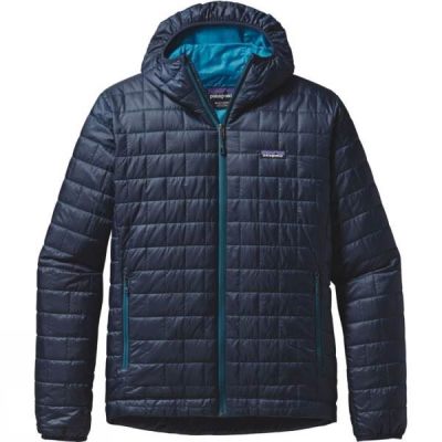 Sudadera Con Capucha Patagonia Nano Puff Hombre - Azul Marino Azules - Chile MVU863190